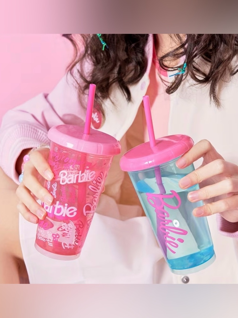 Barbie Tumblers Set of 4 - Picture 4 of 5